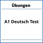 A1 Deutsch Test Übungen Pdf