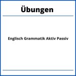 Englisch Grammatik Aktiv Passiv Übungen