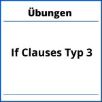 If Clauses Typ 3 Übungen