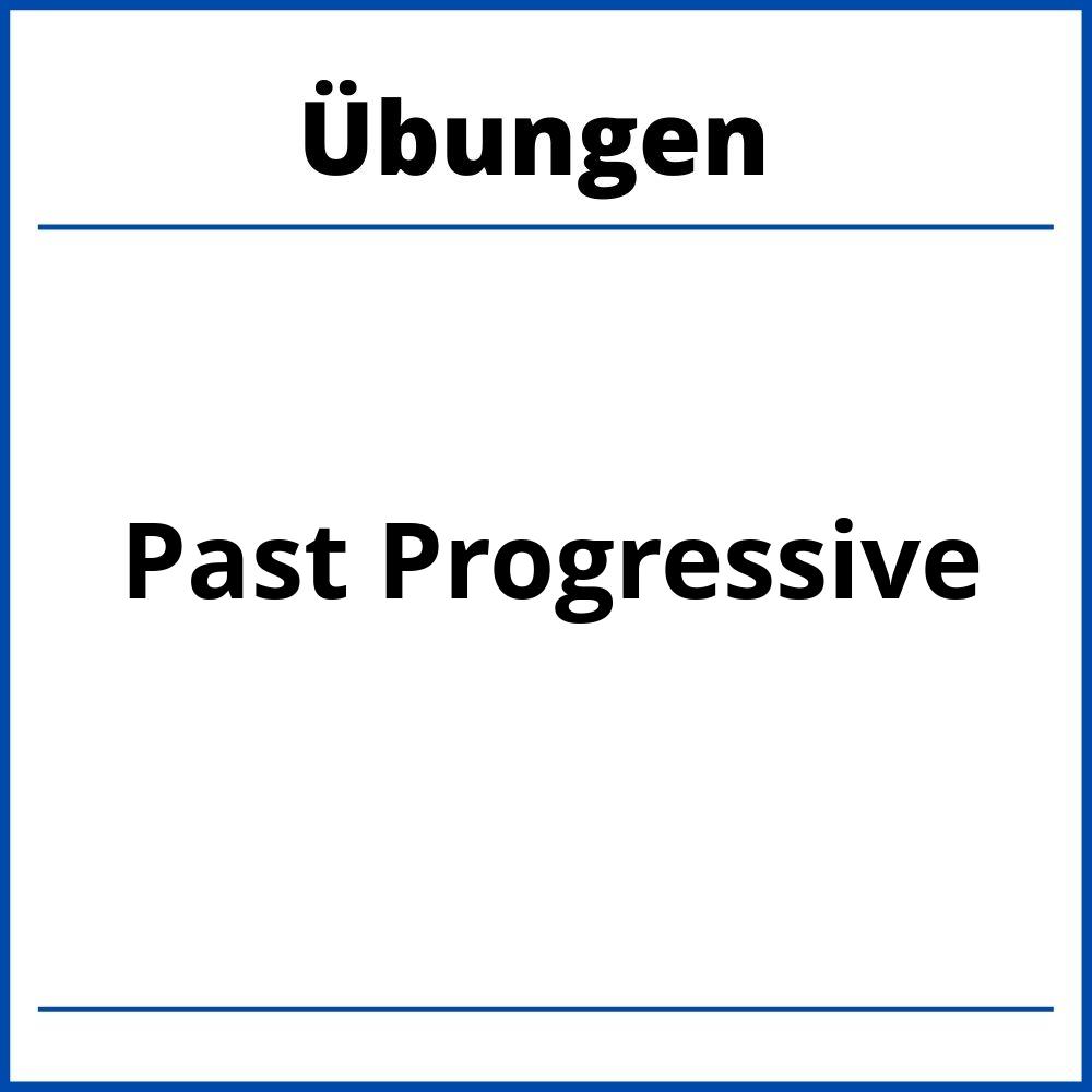 Past Progressive Übungen Zum Ausdrucken