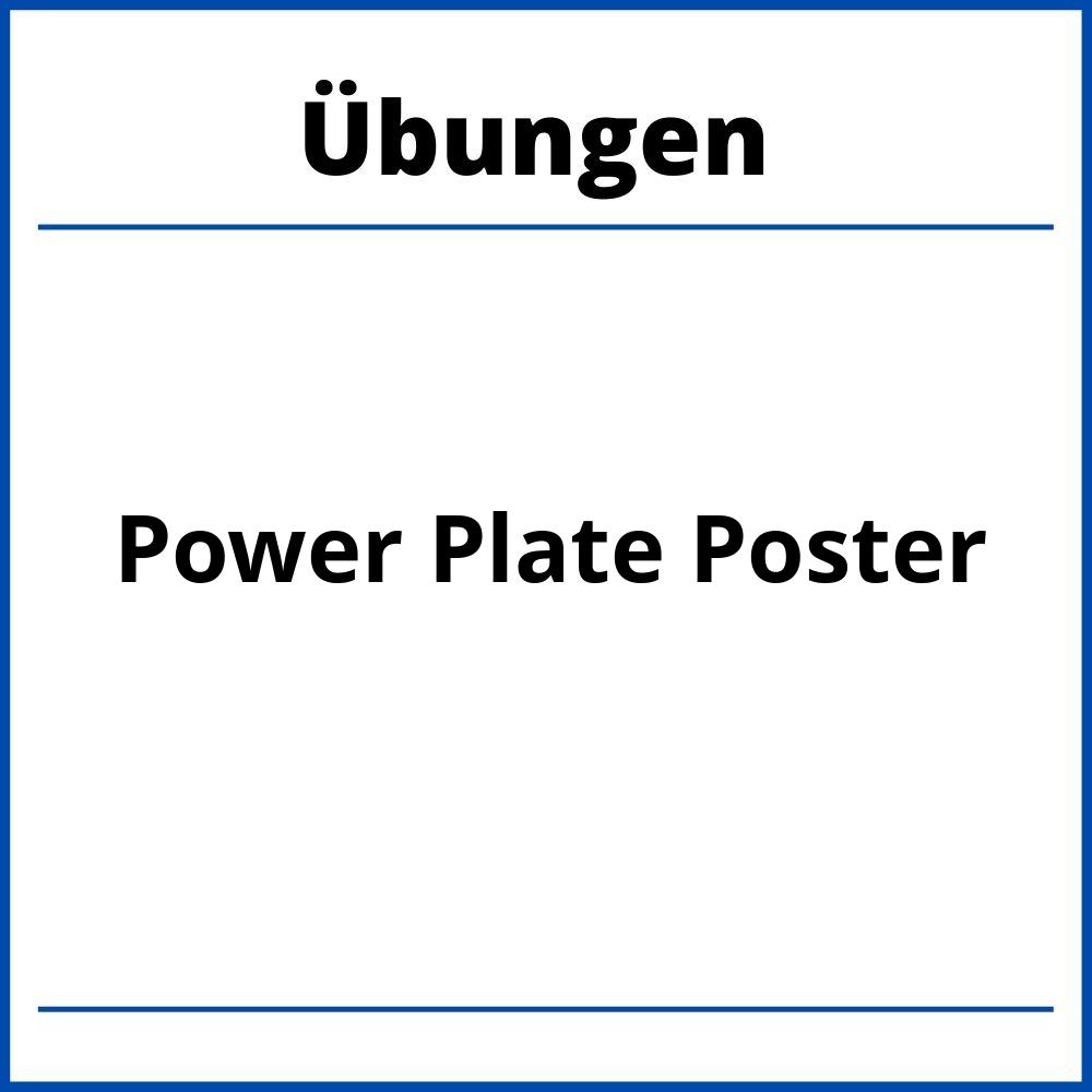 Power Plate Übungen Poster Pdf