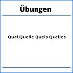 Quel Quelle Quels Quelles Übungen Pdf